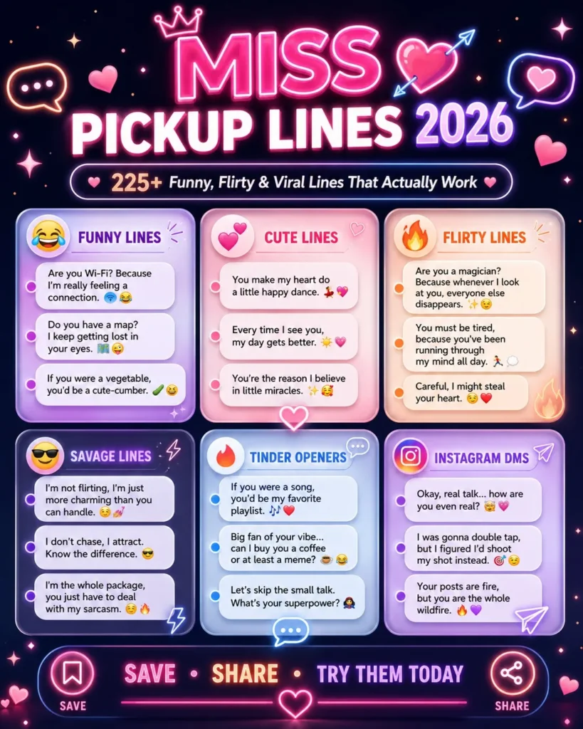 Miss Pickup Lines