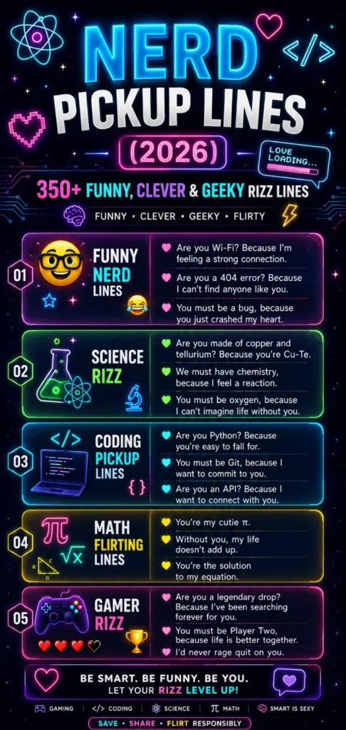 Nerd Pickup Lines