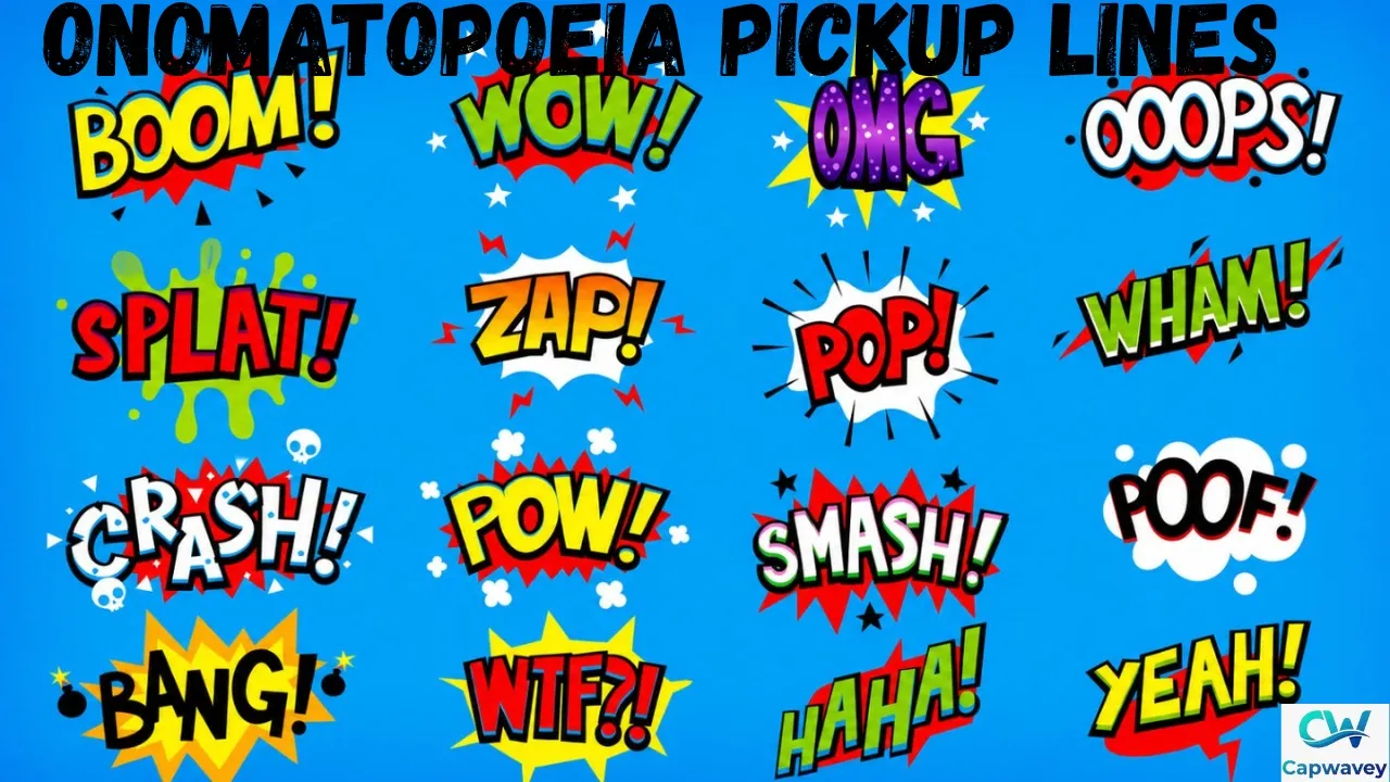 Onomatopoeia Pickup Lines