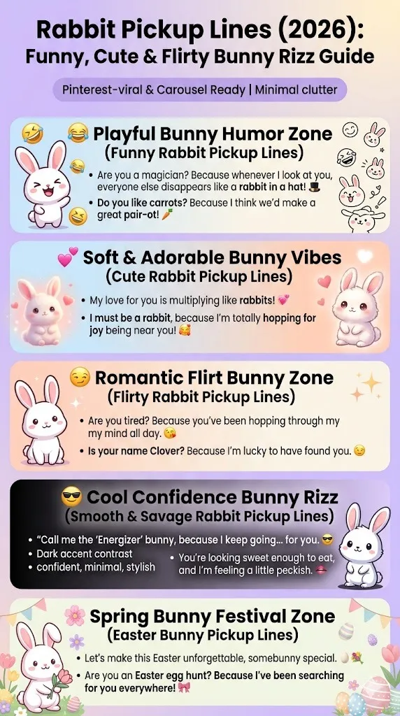 Rabbit Pickup Lines