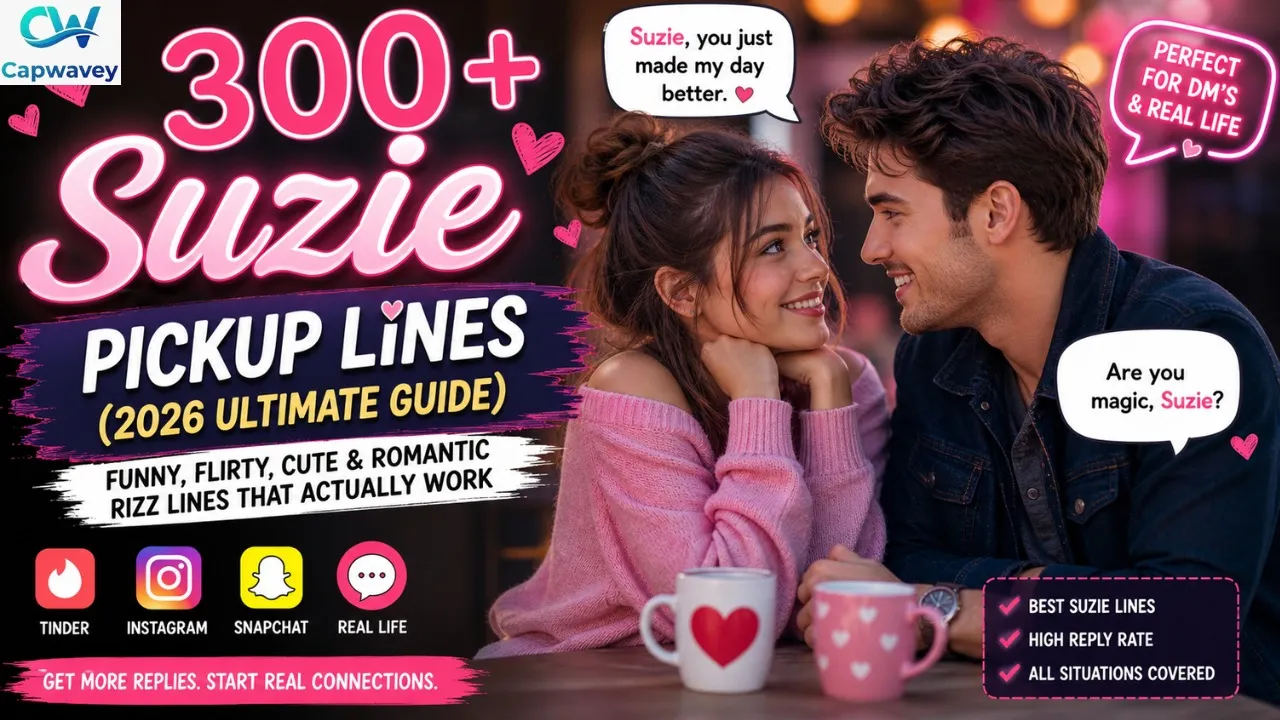 Suzie Pickup Lines