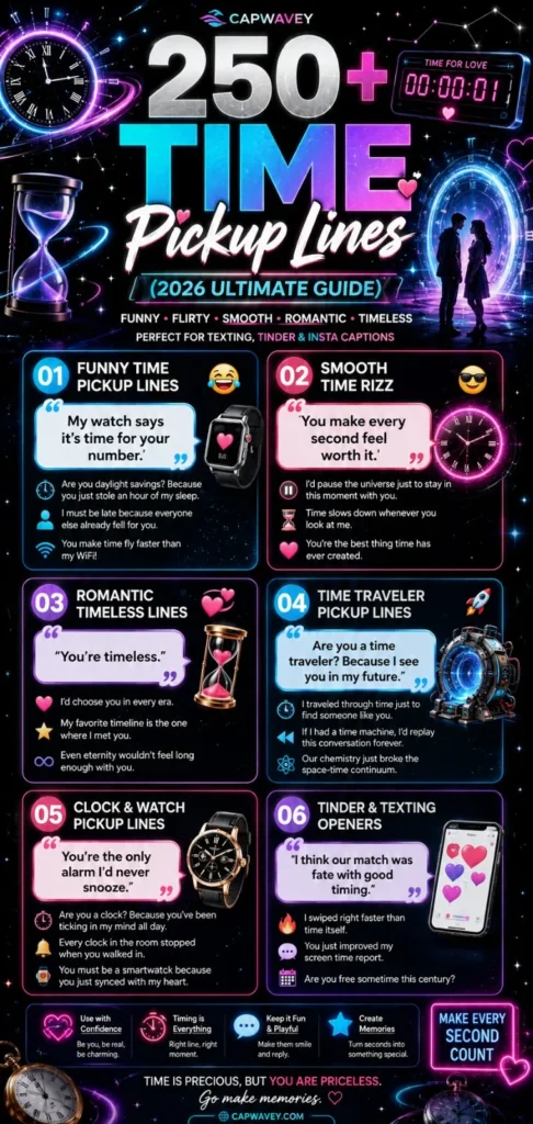 Time Pickup Lines